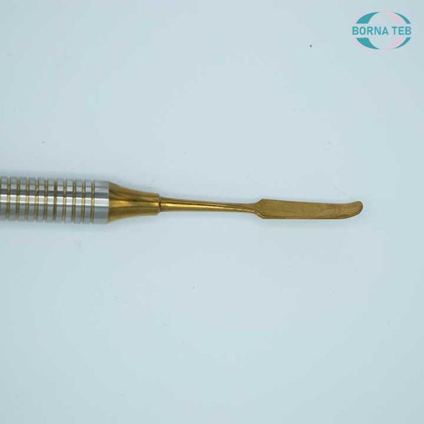 اسپاتول محکمه سر کج طلایی